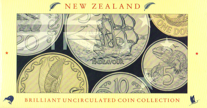 1990 New Zealand Mint Set (New 20c) K000191